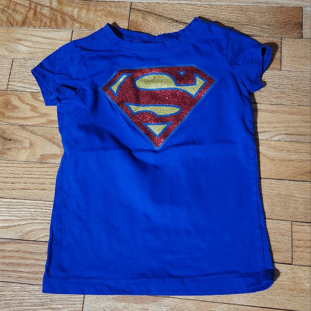 Girls superman shirt